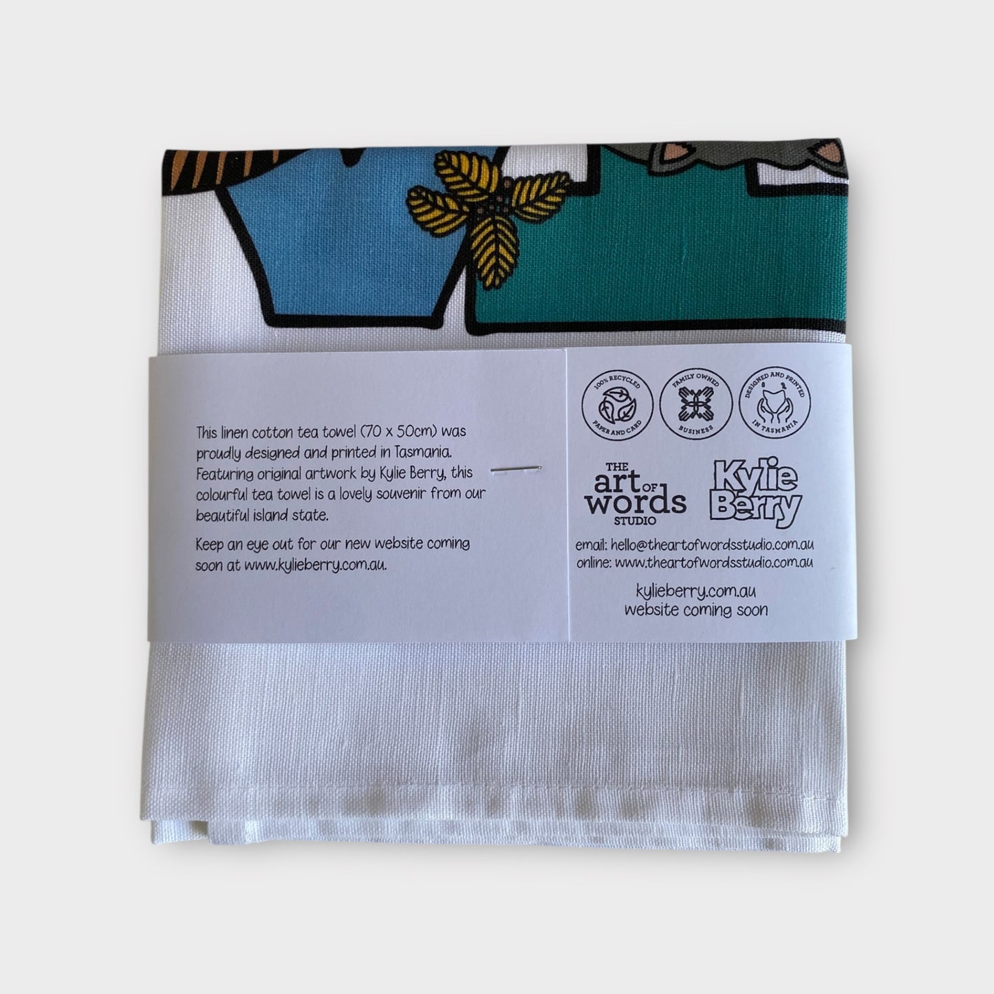Tasmania Linen + Cotton Tea Towel