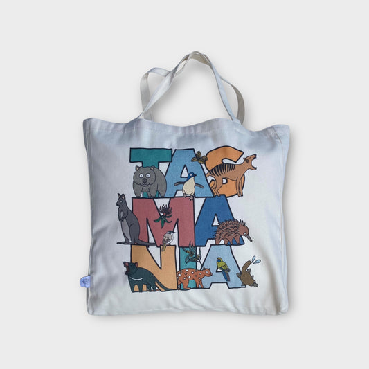 Tasmania Cotton Canvas Tote Bag