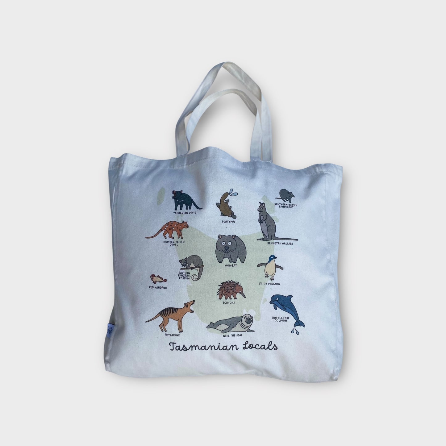 Tasmanian Locals Cotton Canvas Tote Bag