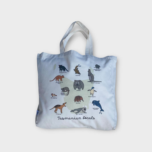 Tasmanian Locals Cotton Canvas Tote Bag