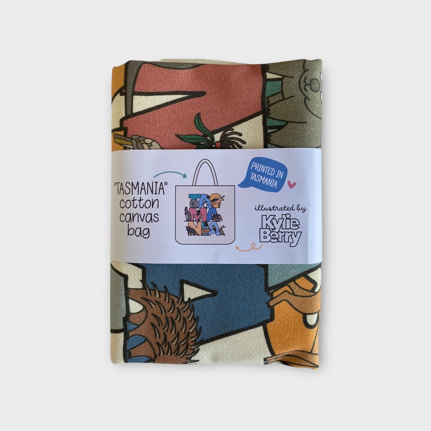 Tasmania Cotton Canvas Tote Bag