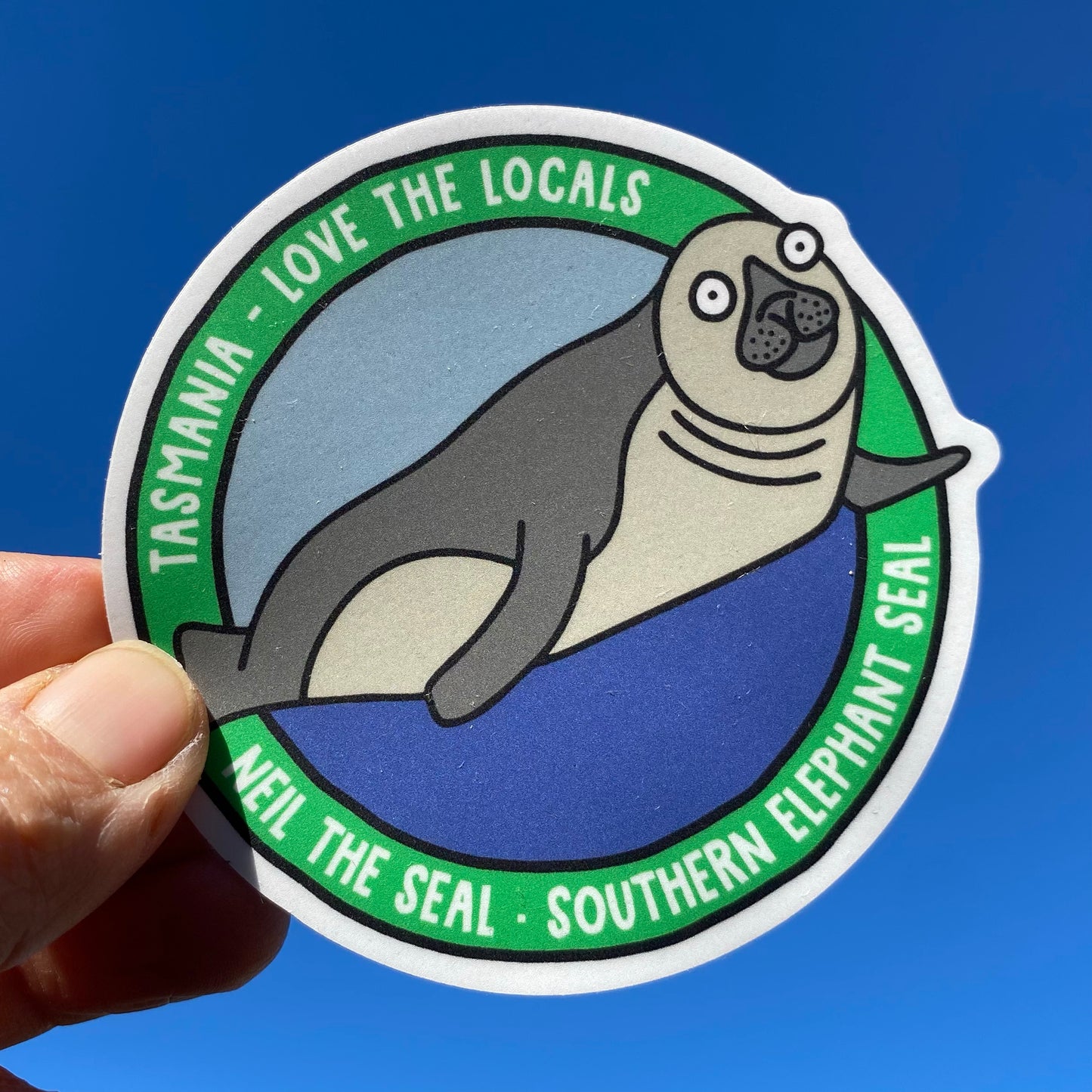 Neil the Seal Sticker