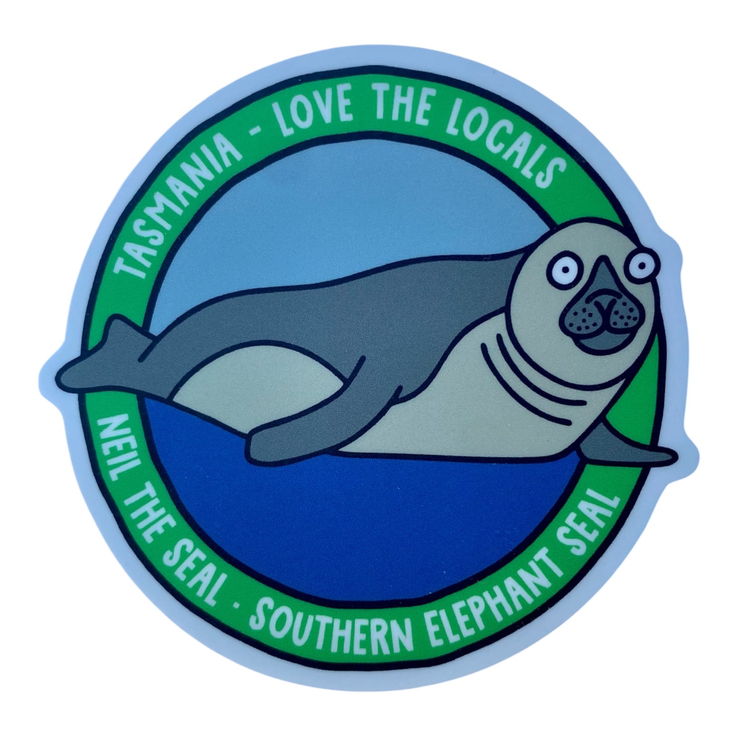 Neil the Seal Sticker