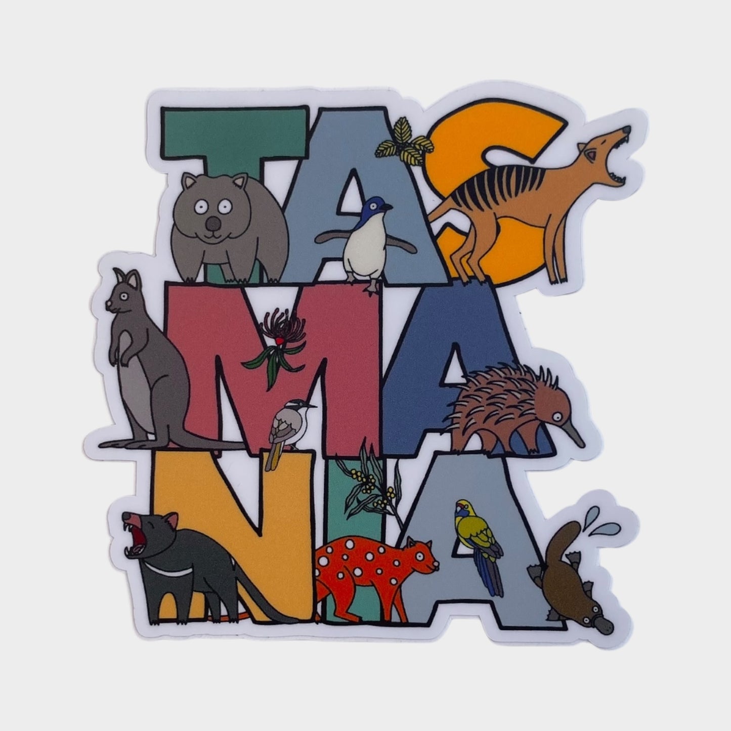 Tasmania Stack Sticker