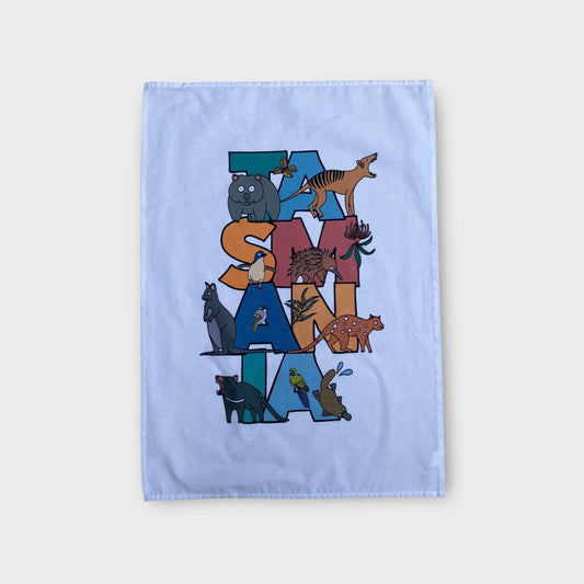 Tasmania Linen + Cotton Tea Towel