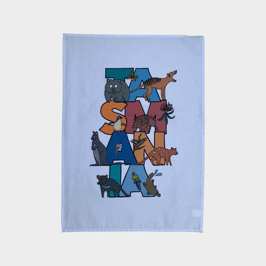 Tasmania Linen + Cotton Tea Towel