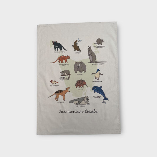 Tasmanian Locals Organic Cotton Tea Towel